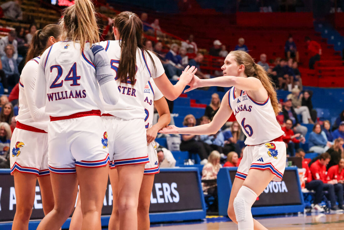 Photo Gallery: KU women earn season’s first win, 74-64 over Kansas City